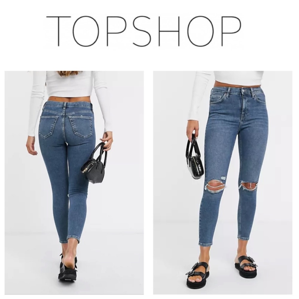 LIKE NEW!  Jamie ripped hi-waist skinny jeans